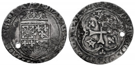 Kingdom of Navarre. Juan y Catalina (1483-1512). Gros. Navarre. (Cru-289). Ag. 2,06 g. Holed. Of the highest rarity. Almost VF. Est...300,00. 

Span...
