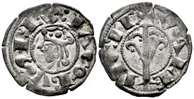 The Crown of Aragon. Jaime I (1213-1276). Dinero. Valencia. (Cru-316). (Cru C.G-2129). Ve. 0,90 g. Choice VF. Est...100,00. 

Spanish Description: C...