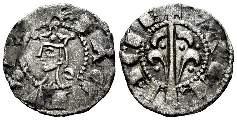 The Crown of Aragon. Jaime I (1213-1276). Obol. Valencia. (Cru-317). (Cru C.G-21...