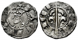 The Crown of Aragon. Jaime I (1213-1276). Obol. Valencia. (Cru-317). (Cru C.G-2133). Ve. 0,49 g. VF/Choice VF. Est...100,00. 

Spanish Description: ...