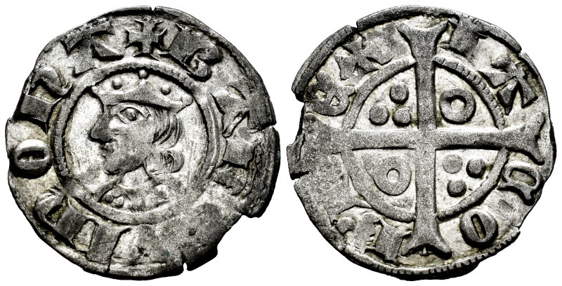 The Crown of Aragon. Jaime II (1291-1327). Diner. Barcelona. (Cru-340.1). (Cru C...