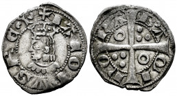 The Crown of Aragon. Jaime II (1291-1327). Diner. Barcelona. (Cru-346). (Cru C.G-2161). Ve. 0,96 g. Choice VF. Est...60,00. 

Spanish Description: C...
