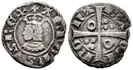 The Crown of Aragon. Dinero. Barcelona. (Cru-367). (Cru C.G-2185). Ve. 0,87 g. Rare. VF. Est...180,00. 

Spanish Description: Corona de Aragón. Alfo...