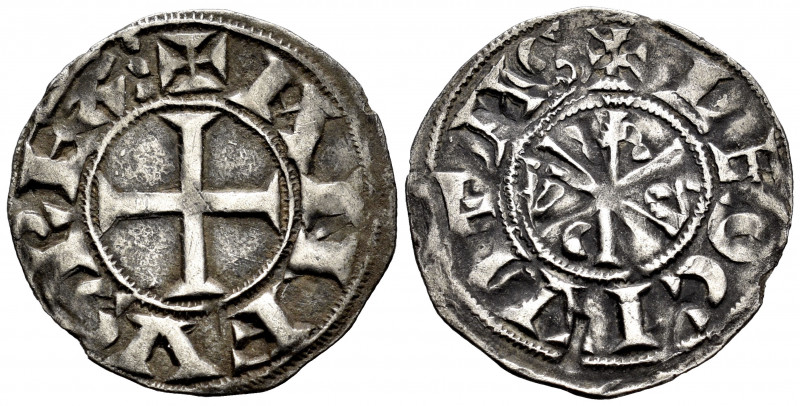 Kingdom of Castille and Leon. Alfonso VI (1073-1109). Dinero. Leon. (Bautista-7....