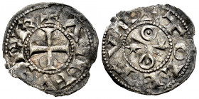 Kingdom of Castille and Leon. Alfonso VI (1073-1109). Obol. Toledo. (Bautista-10.1). Ve. 0,30 g. Minor crack. Almost XF. Est...120,00. 

Spanish Des...