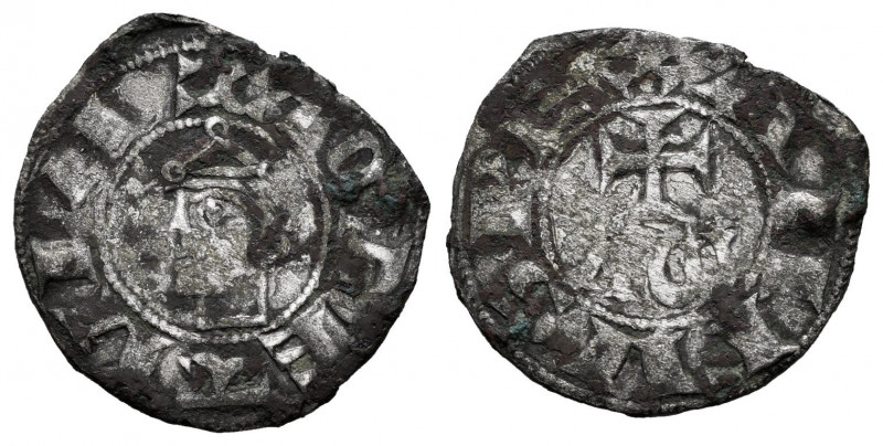 Kingdom of Castille and Leon. Alfonso VII (1126-1157). Dinero. Toledo. (Bautista...