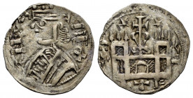 Kingdom of Castille and Leon. Alfonso VIII (1158-1214). Dinero. Mintmark: Stars. (Bautista-312). Ve. 0,88 g. Choice VF. Est...35,00. 

Spanish Descr...