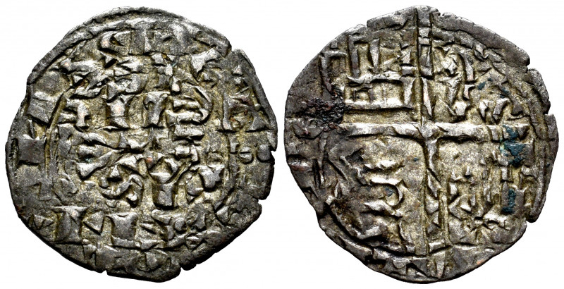 Kingdom of Castille and Leon. Alfonso X (1252-1284). "Dinero de seis lineas". (B...