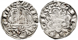 Kingdom of Castille and Leon. Alfonso X (1252-1284). Noven. Leon. (Bautista-398 variante). Ve. 0,78 g. L below the castle. Almost XF. Est...35,00. 
...