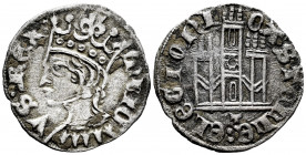 Kingdom of Castille and Leon. Enrique II (1368-1379). Cornado. Toledo. (Bautista-673). (Abm-492). Ve. 1,32 g. T below the castle. Choice VF. Est...40,...