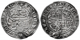 Kingdom of Castille and Leon. Enrique IV (1454-1474). 1 real. Cuenca. (Bautista-904). Anv.: + XPS : VINCIT : XPS : REGINA : XXPS : INP : . Rev.: + ENR...