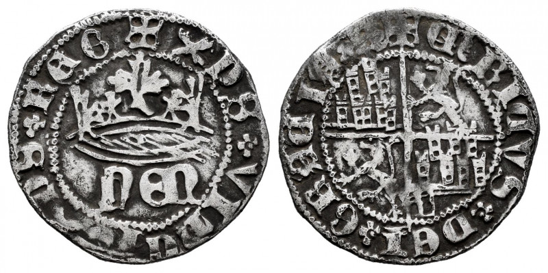 Kingdom of Castille and Leon. Henry IV (1399-1413). 1/2 real. Segovia. (Bautista...