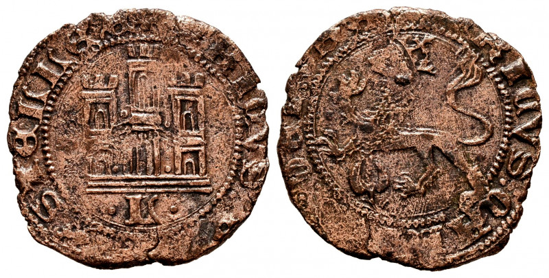 Kingdom of Castille and Leon. Henry IV (1399-1413). 1 maravedi. Leon. L. (Bautis...