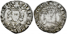 Kingdom of Castille and Leon. Henry IV (1399-1413). Cuartillo. Burgos. (Bautista-1000 var). Anv.: + ENRICVS QVARTVS DEI GRA RE. Rev.: + ENRICVS REX CA...