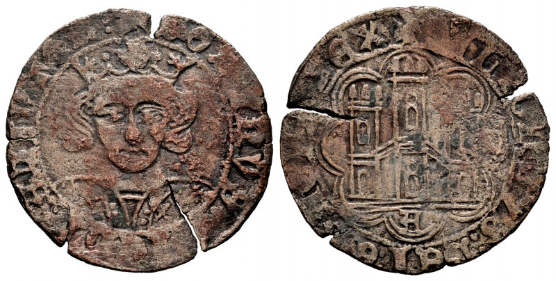 Kingdom of Castille and Leon. Alfonso de Ávila (1465-1468). Cuartillo. Ávila. (B...