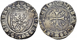 Ferdinand II (1479-1516). 1 real. Pamplona. (Cal-69). Ag. 3,23 g. F on 2nd and 3rd quarters. VF/Almost VF. Est...150,00. 

Spanish Description: Fern...