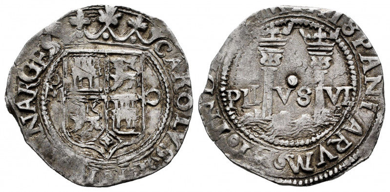 Charles-Joanna (1504-1555). 1 real. México. M-O. (Cal-74). Ag. 3,44 g. Choice F....