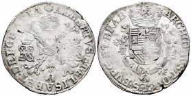 Albert and Elizabeth (1598-1621). 1 patagon. Brussels. (Tauler-1706). (Vanhoudt-619 BS). (Vti-355). Ag. 27,89 g. Almost VF. Est...110,00. 

Spanish ...