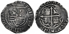 Philip II (1556-1598). 4 reales. México. O. (Cal-505). Ag. 13,63 g. Weak strike. Toned. Choice VF. Est...220,00. 

Spanish Description: Felipe II (1...