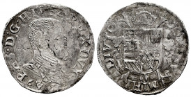 Philip II (1556-1598). 1/5 escudo. 1566. Antwerpen. (Tauler-913). (Vanhoudt-271 AN). (Vti-855). Ag. 9,86 g. Almost VF/Choice F. Est...65,00. 

Spani...