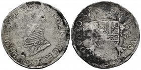 Philip II (1556-1598). 1 escudo felipe. 1558. Dordrecht. (Tauler-1215). (Vanhoudt-253 DO). (Vti-1180). Ag. 34,05 g. Choice F. Est...90,00. 

Spanish...