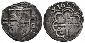 Philip III (1598-1621). 2 reales. 1600. Granada. M. (Cal-581). Ag. 5,34 g. Full date. Very scarce. Choice F/Almost VF. Est...150,00. 

Spanish Descr...