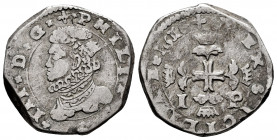 Philip III (1598-1621). 3 tari. 1616. Messina. IP. (Vti-1127). (Tauler-1840). (Mir-346/10). Ag. 7,85 g. Almost VF. Est...40,00. 

Spanish Descriptio...