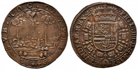 Philip IV (1621-1665). Jetón. 1648. Antwerpen. (Dugn-4021). (Vq-13837). Ae. 5,69 g. Munster peace. Choice VF. Est...40,00. 

Spanish Description: Fe...