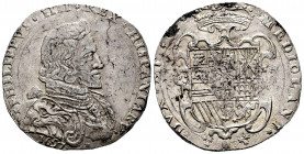 Philip IV (1621-1665). 1 felipe. 1657. Milano. (Tauler-1947). (Vti-15). (Mir-364/1). Ag. 27,89 g. Lightly toned. Scarce. Almost XF. Est...700,00. 

...