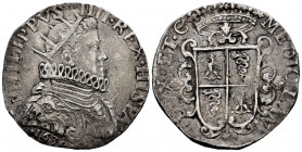 Philip IV (1621-1665). 1 ducaton. 1630. Milano. (Tauler-1954). (Vti-21). (Mir-361/5). Ag. 31,02 g. With angel on the chest. Rare. VF. Est...450,00. 
...