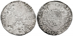 Philip IV (1621-1665). 1 patagon. 1624. Antwerpen. (Tauler-2558). (Vanhoudt-645 AN). (Vti-930). Ag. 27,63 g. Almost VF. Est...100,00. 

Spanish Desc...