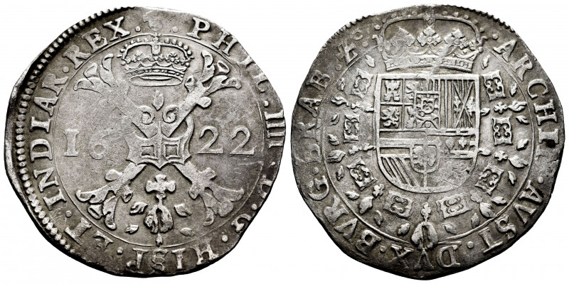 Philip IV (1621-1665). 1 patagon. 1622. Brussels. (Tauler-2609). (Vanhoudt-645 B...