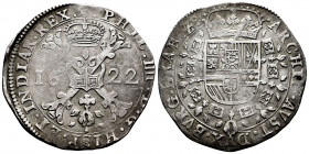 Philip IV (1621-1665). 1 patagon. 1622. Brussels. (Tauler-2609). (Vanhoudt-645 BS). (Vti-996). Ag. 26,97 g. VF. Est...160,00. 

Spanish Description:...