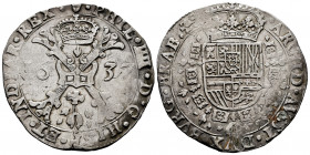 Philip IV (1621-1665). 1 patagon. 1637. Brussels. (Tauler-2624). (Vanhoudt-645 BS). (Vti-1009). Ag. 27,89 g. Choice VF. Est...170,00. 

Spanish Desc...