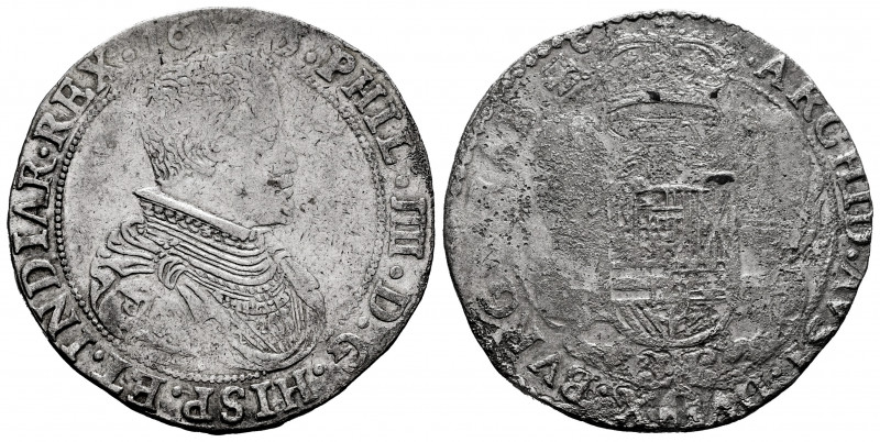 Philip IV (1621-1665). 1/2 ducaton. 1643. Antwerpen. (Tauler-2783). (Vanhoudt-64...