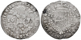 Charles II (1665-1700). 1 patagon. 1673. Brussels. (Tauler-3350). (Vanhoudt-698 BS). (Vti-412). Ag. 27,93 g. Almost VF. Est...100,00. 

Spanish Desc...