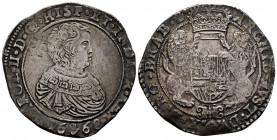 Charles II (1665-1700). 1 ducaton. 1668. Antwerpen. (Tauler-3452). (Vanhoudt-692 AN). (Vti-483). Ag. 32,32 g. VF. Est...300,00. 

Spanish Descriptio...