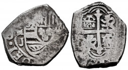 Philip V (1700-1746). 4 reales. México. J. (Cal-tipo 139). Ag. 13,34 g. Date not visible. VF. Est...90,00. 

Spanish Description: Felipe V (1700-174...