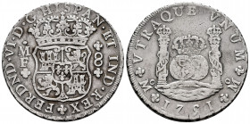 Ferdinand VI (1746-1759). 8 reales. 1751. México. MF. (Cal-475). Ag. 26,90 g. Almost VF. Est...220,00. 

Spanish Description: Fernando VI (1746-1759...
