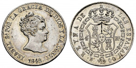 Elizabeth II (1833-1868). 4 reales. 1842. Barcelona. CC. (Cal-424). Ag. 5,89 g. Hairlines. It retains some luster. Almost XF. Est...170,00. 

Spanis...