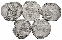 Lot of 5 coins of 1 patard of Philip the Handsome. TO EXAMINE. Choice F. Est...100,00. 

Spanish Description: Lote de 5 monedas de 1 patard de Felip...