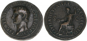Tiberius 14-37
Römisches Reich - Kaiserzeit. AE Medaillon, 1500-1570. Paduaner - Cavino - selten
20,65g
Lawrence 5
ss+