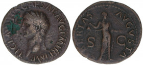 Claudius 41-54
Römisches Reich - Kaiserzeit. As, 41-54. Constantia nach links stehend
Rom
10,51g
RIC 95,111
ss
