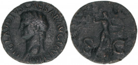 Claudius 41-54
Römisches Reich - Kaiserzeit. As, 41-54. Minerva einen Speer nach rechts werfend
Rom
10,31g
RIC 100
ss-