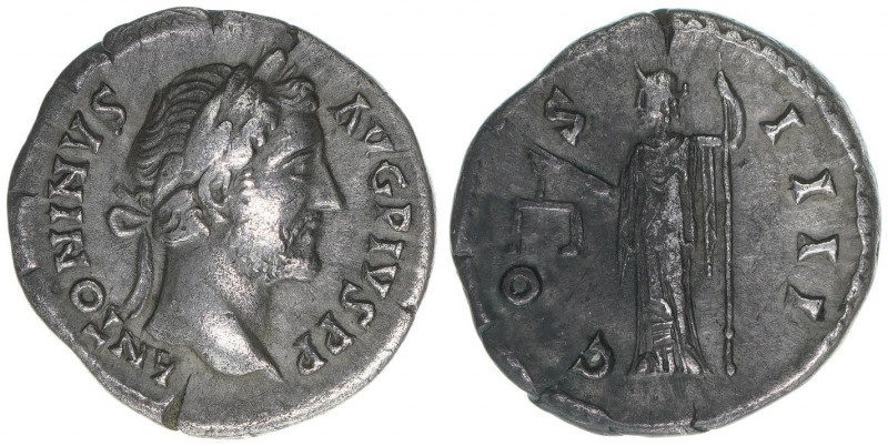 Antoninus Pius 138-161
Römisches Reich - Kaiserzeit. Denar. COS IIII
Rom
3,09g
K...