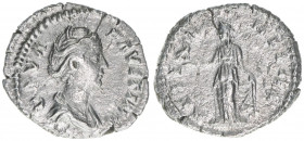 Faustina +141 Gattin des Antoninus Pius
Römisches Reich - Kaiserzeit. Denar. AETERNITAS
Rom
2,60g
Kampmann 36.26
ss