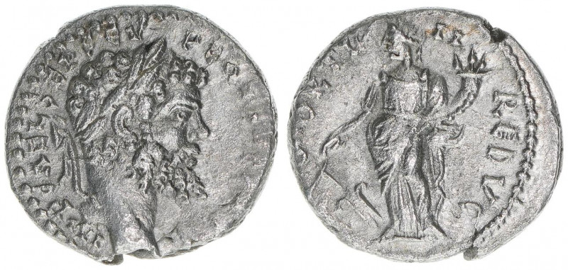 Septimius Severus 193-211
Römisches Reich - Kaiserzeit. Denar. FORTVN REDVX
Rom
...