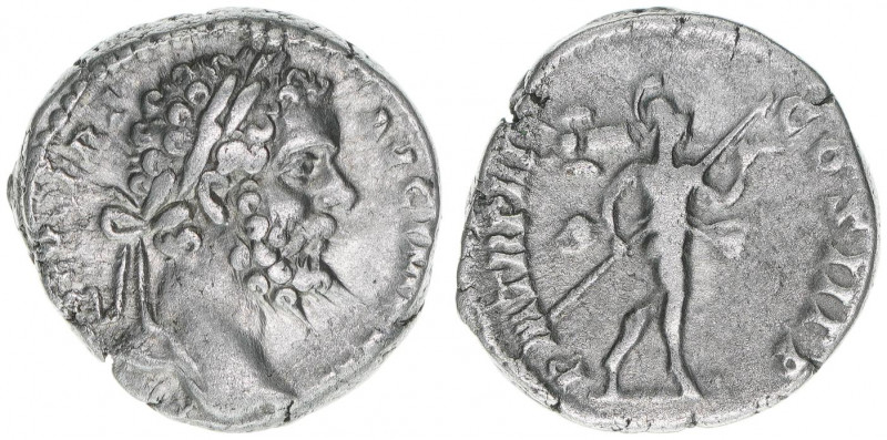 Septimius Severus 193-211
Römisches Reich - Kaiserzeit. Denar. P M TR P III COS ...
