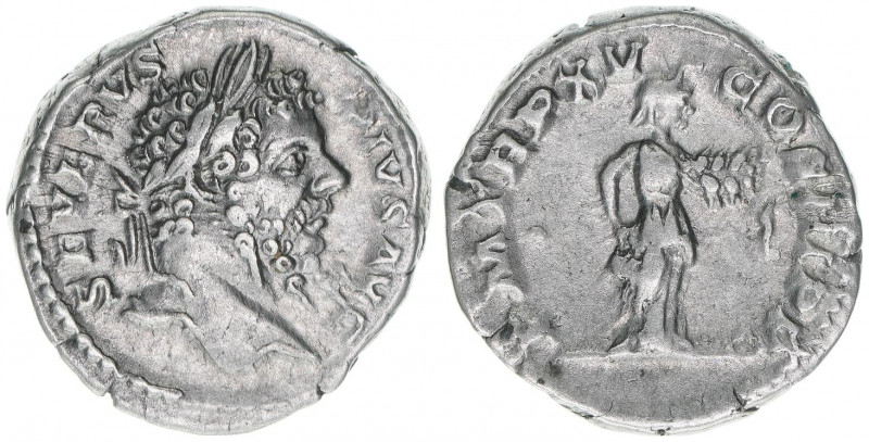 Septimius Severus 193-211
Römisches Reich - Kaiserzeit. Denar. P M TR P XV COS I...