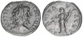 Septimius Severus 193-211
Römisches Reich - Kaiserzeit. Denar. AEQVITATI AVGG
Rom
2,35g
RIC 122
Randausbruch
ss